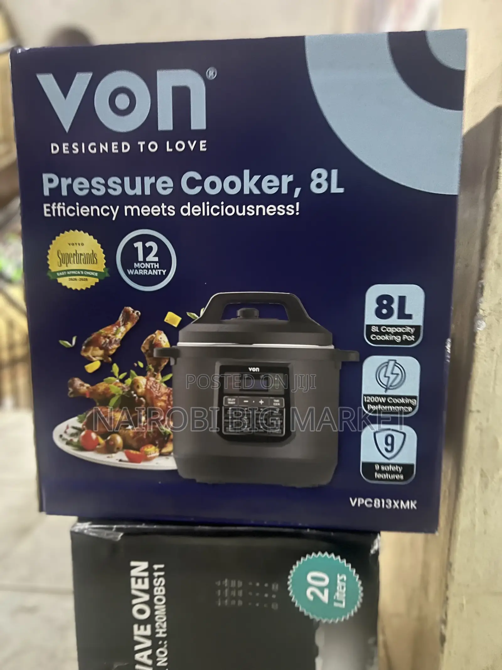 Von 8litres Electric Pressure Cooker