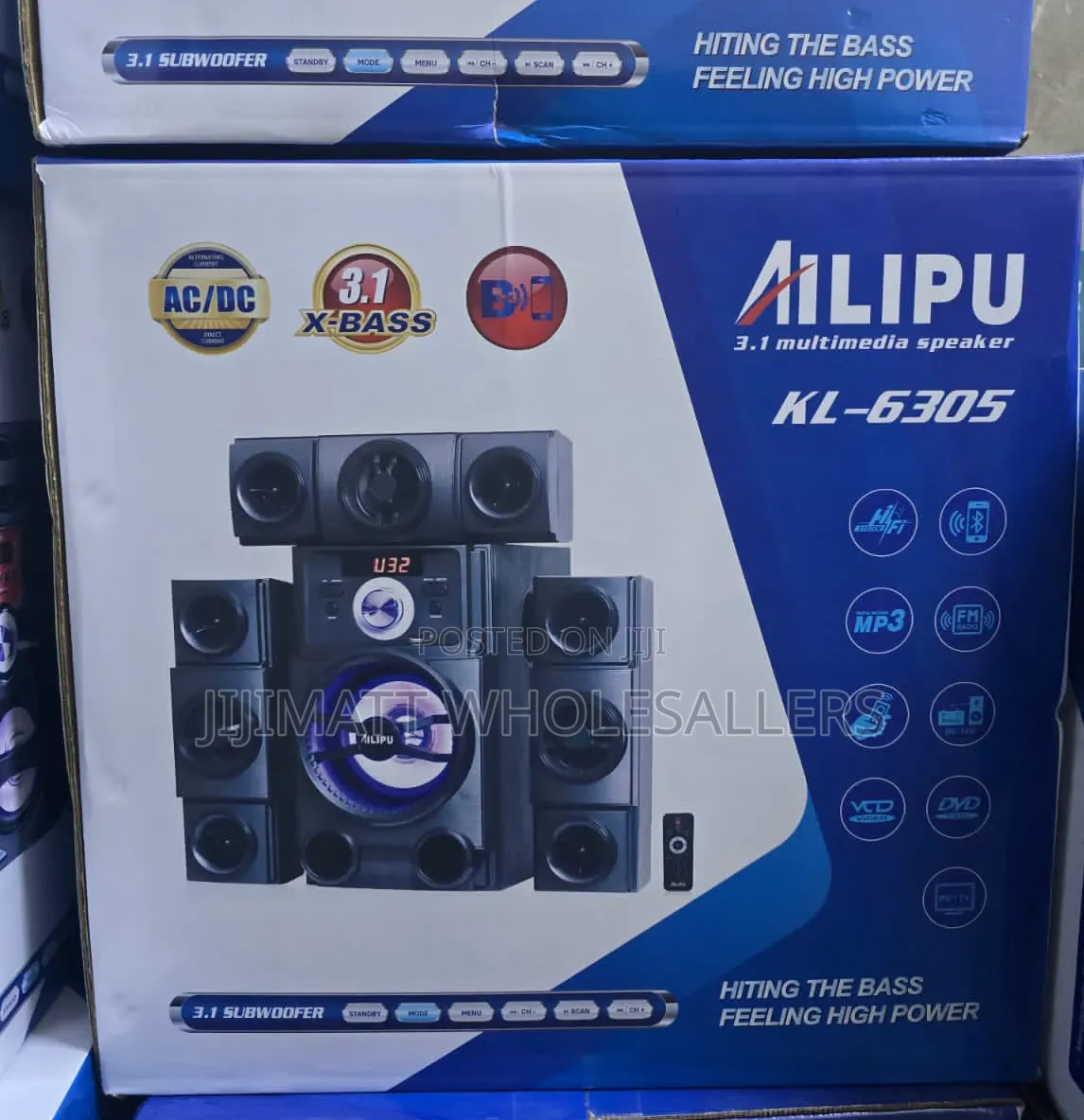 3.1ch Ailipu Homethearte Multimedia Speaker System Woofer