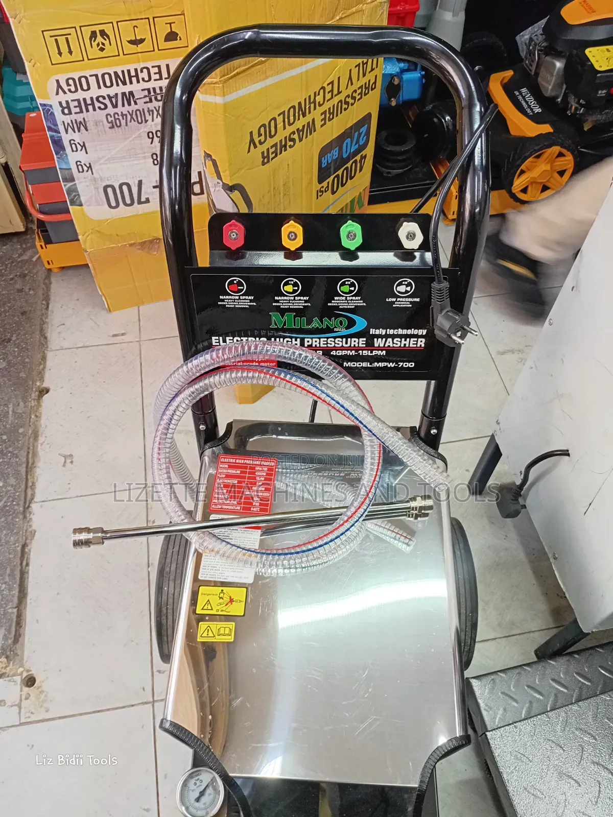 Milano 4000psi High Pressure Car Wash Machine/ High Pressure Washer