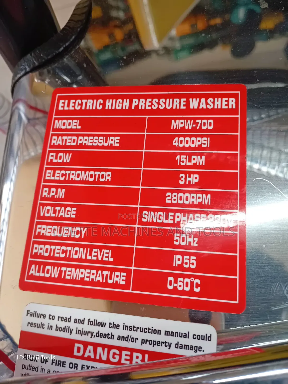 Milano 4000psi High Pressure Car Wash Machine/ High Pressure Washer