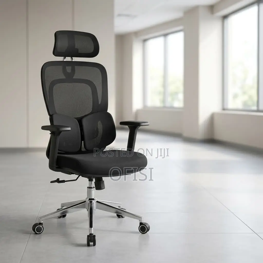 Office Chair; Executive Orthopedic Mesh Office Chair