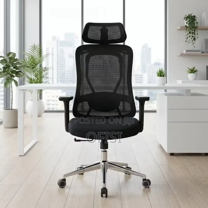 Office Chair; Mesh Swivel Orthopedic Office Chair