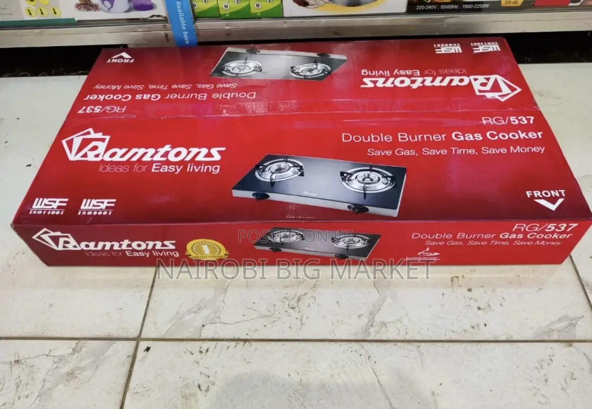 Ramtons 2 Burner Super Slim Ceramic Top