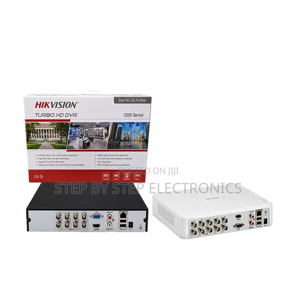 Modern Sleek Hikvision 4 Channel, 8 Channel Upto 1080P DVR Machine