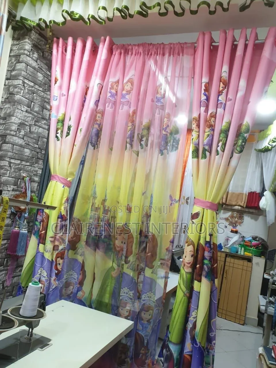 Cartoon Themed Beautiful Curtains for Kids Rooms
