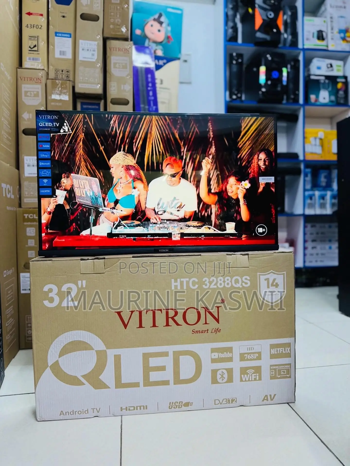 Vitron 32” Inch Smart Full Hd Qled