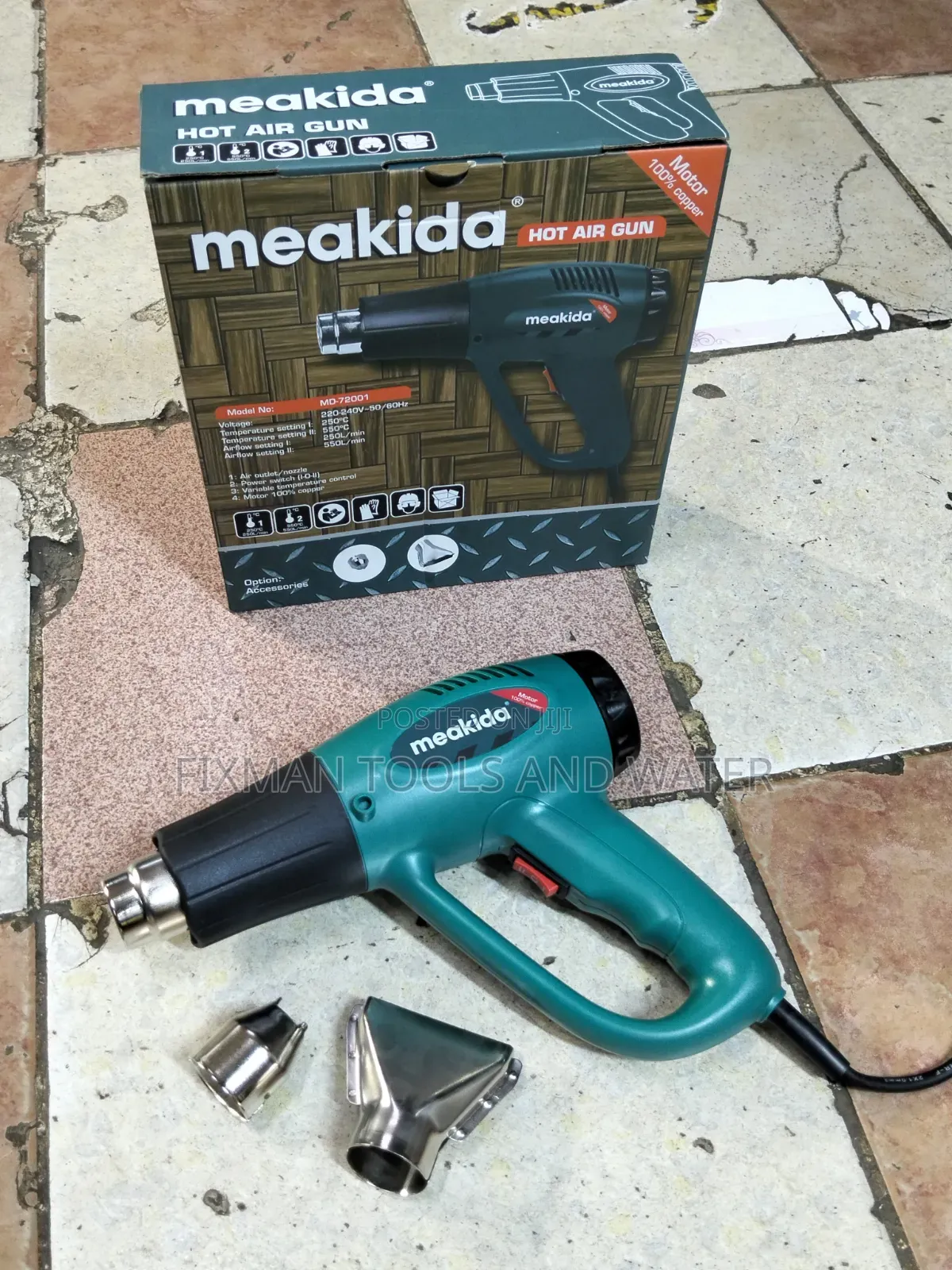 Meakida Water Sealer Hot Air Gun 2000 Watts #Heat Gun