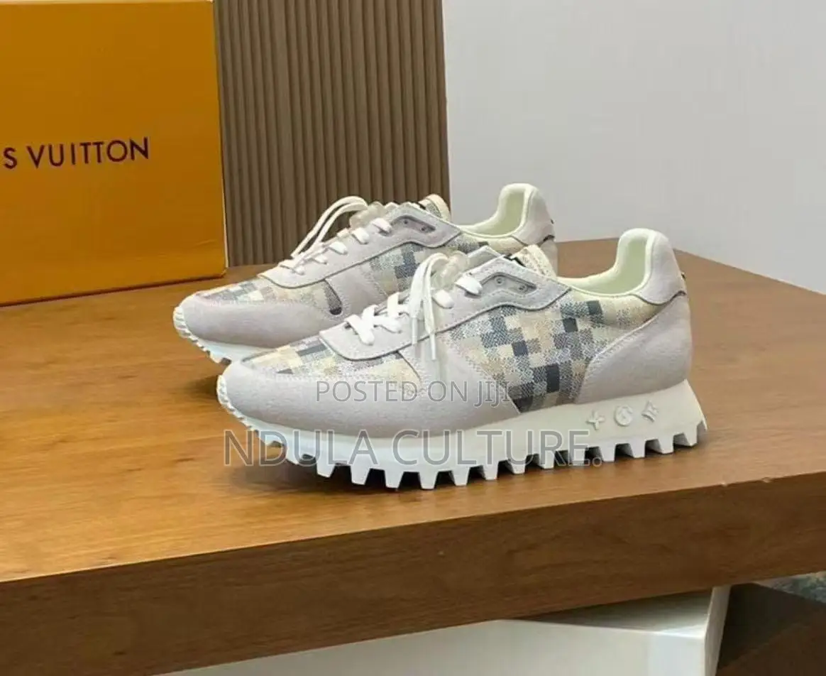 Louis Vuitton Run 55 Damier Suede Runner
