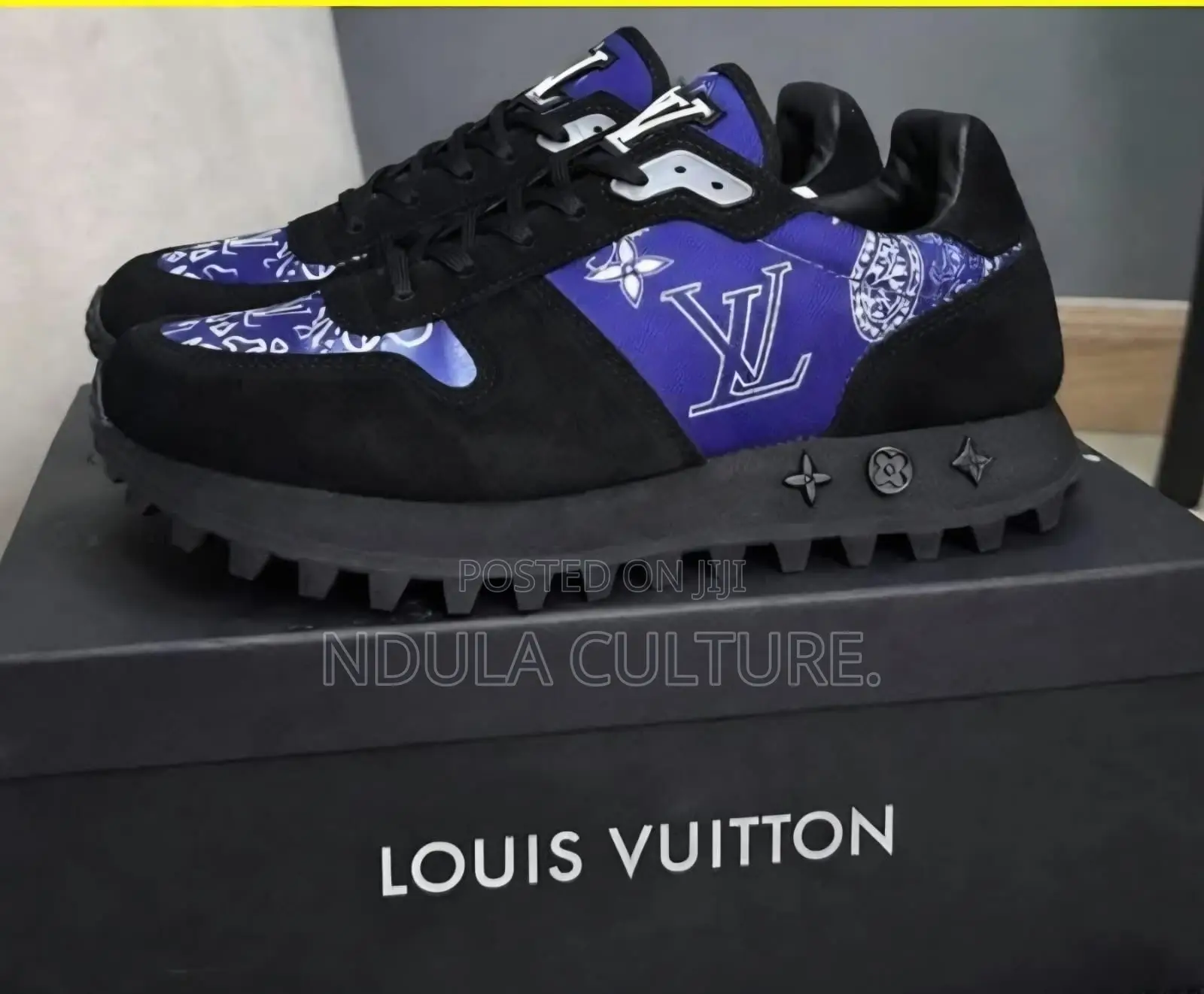 Louis Vuitton Run 55 Damier Suede Runner