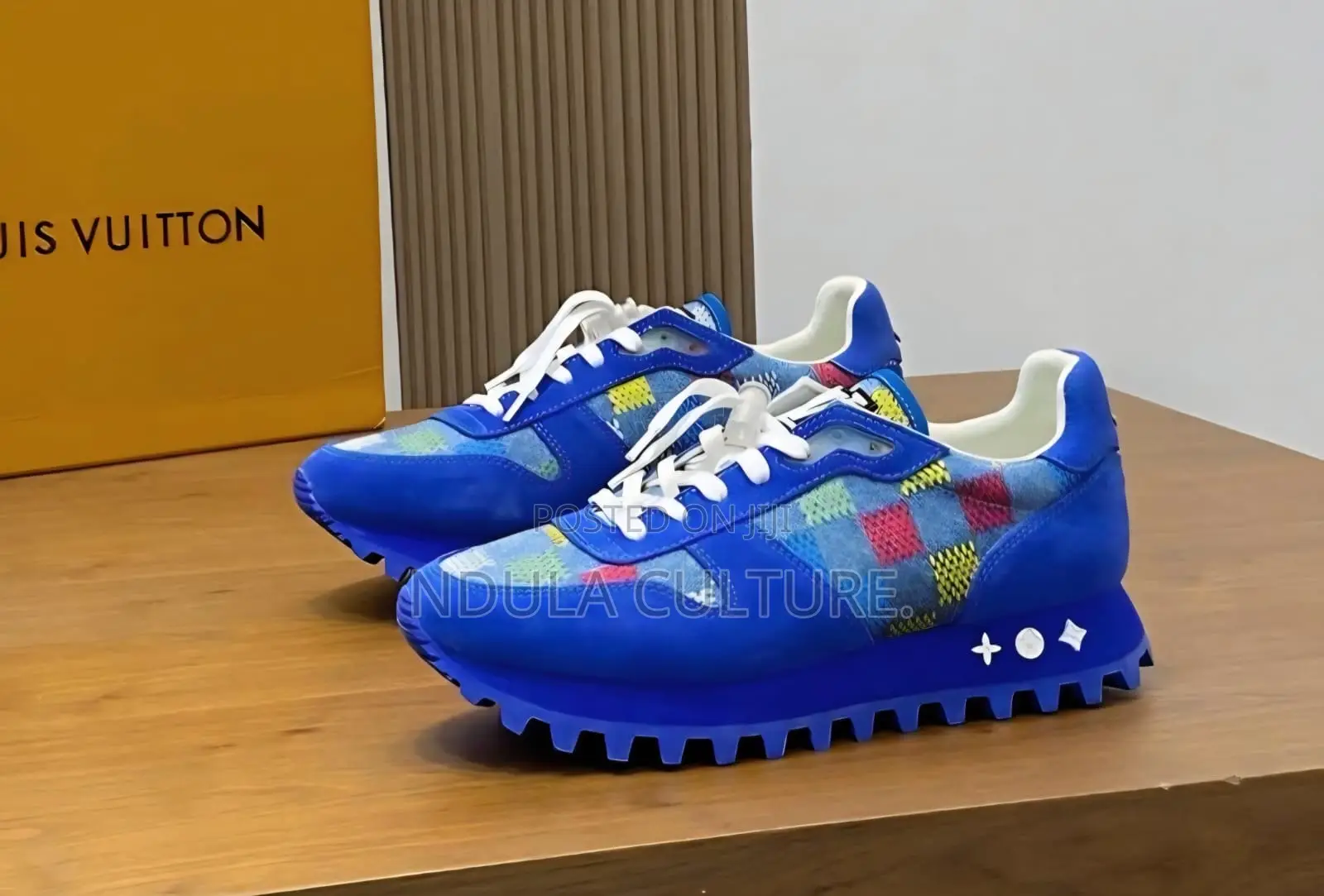 Louis Vuitton Run 55 Damier Suede Runner