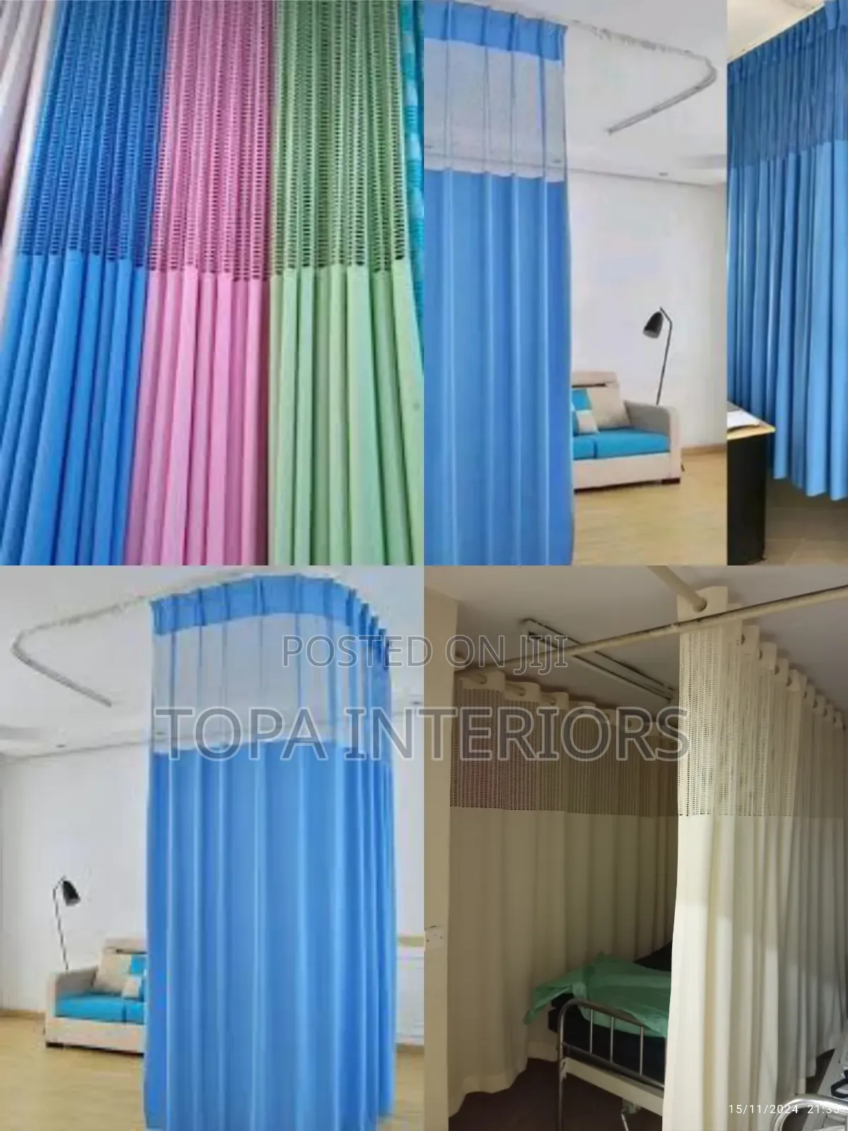 Ward Privacy Partitioning Cubicle Hospital Curtains
