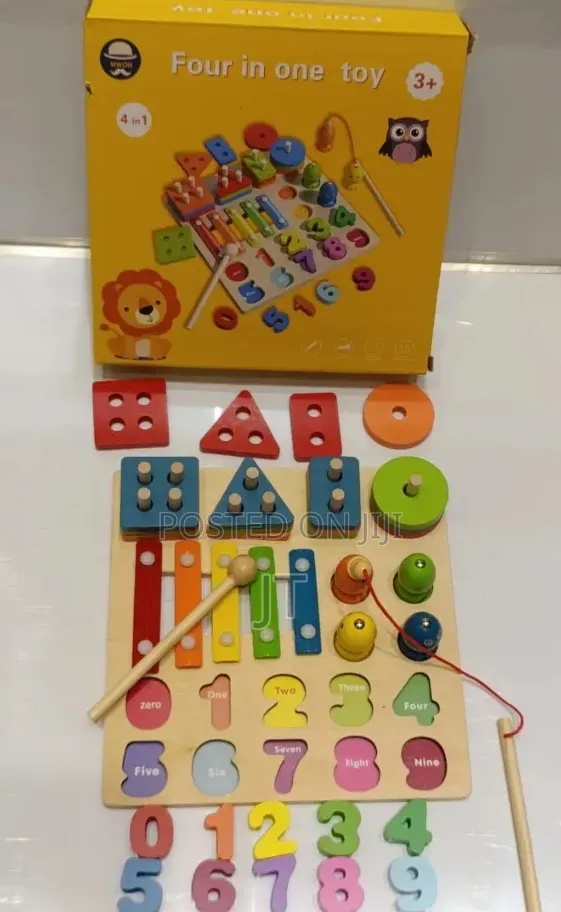 4 in 1 Wooden Montessori