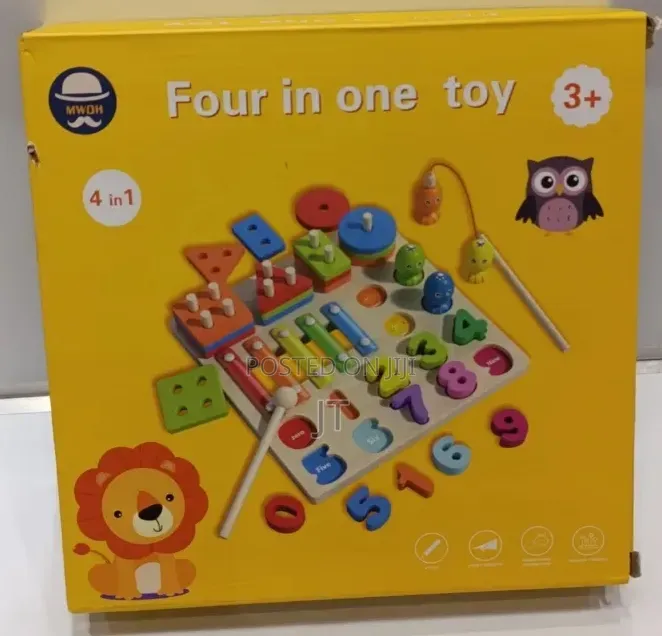 4 in 1 Wooden Montessori