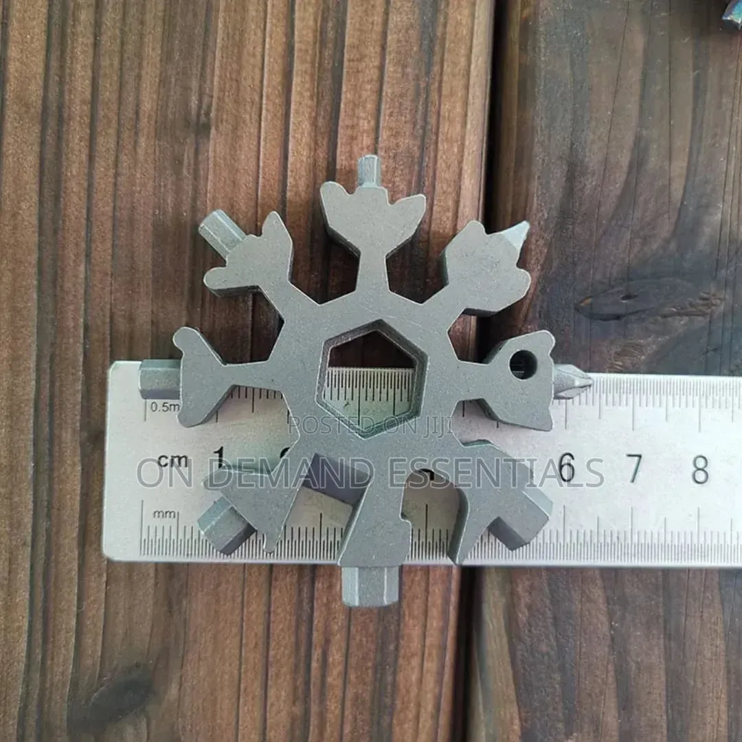 Unique Snowflake Design The 18-in-1 Stainless Steel Multi-Tool