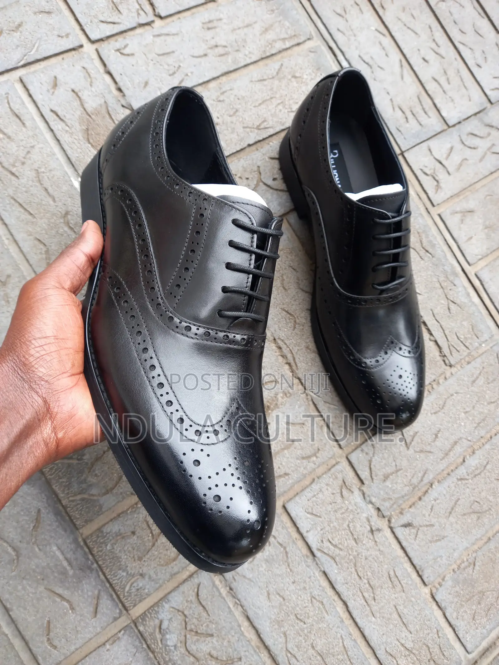 Hugh Quality Billionaire-Wingtip Oxford Shoes