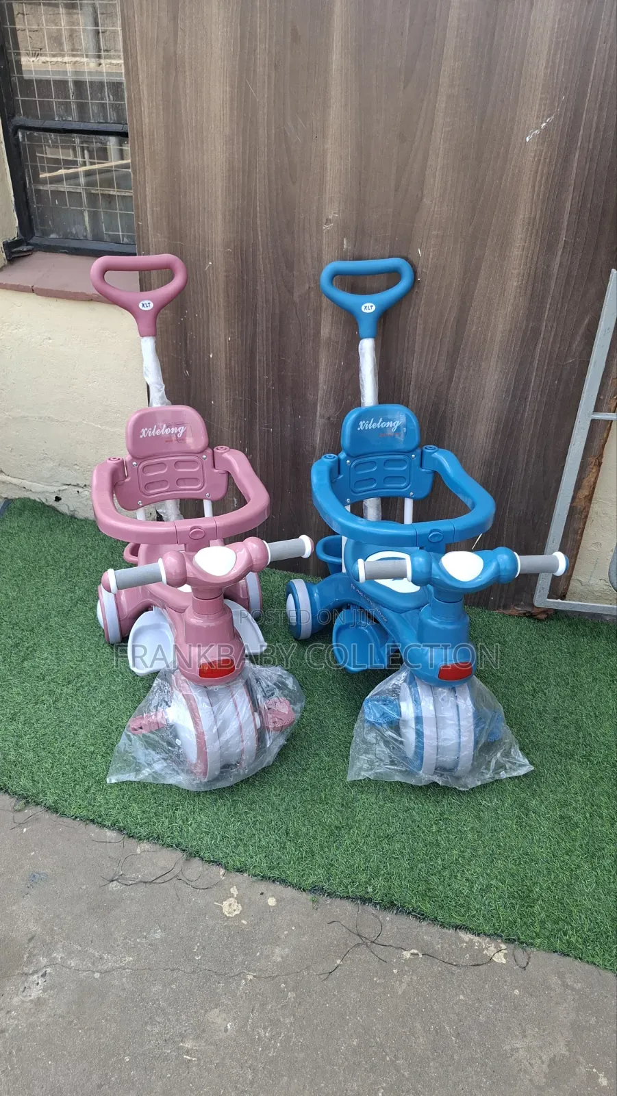 Baby Tricycle With Silent Wheels and Comfortable Seat