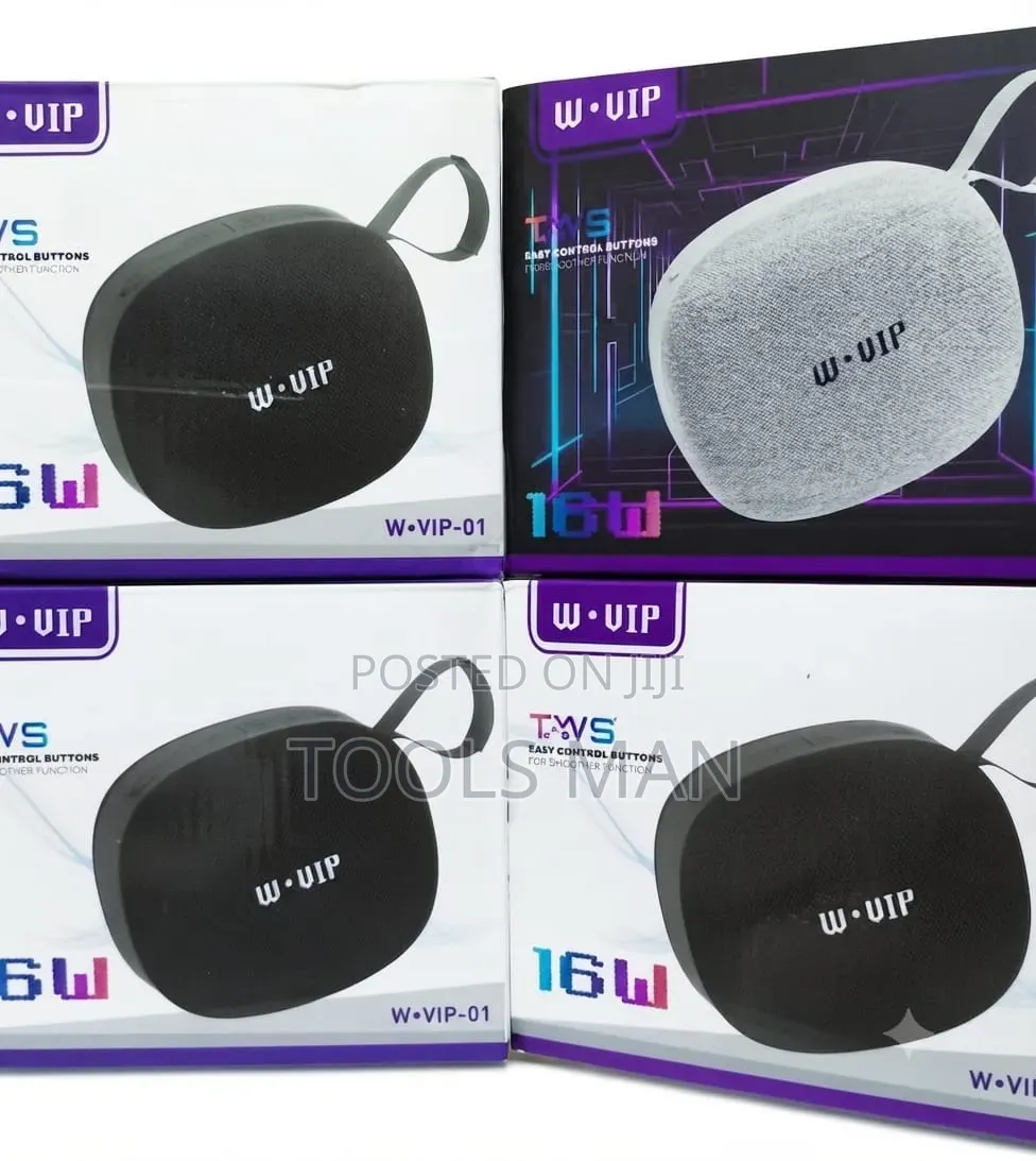 W-Vip 16W TWS Wireless Portable Bluetooth Speaker - W-Vip-01.