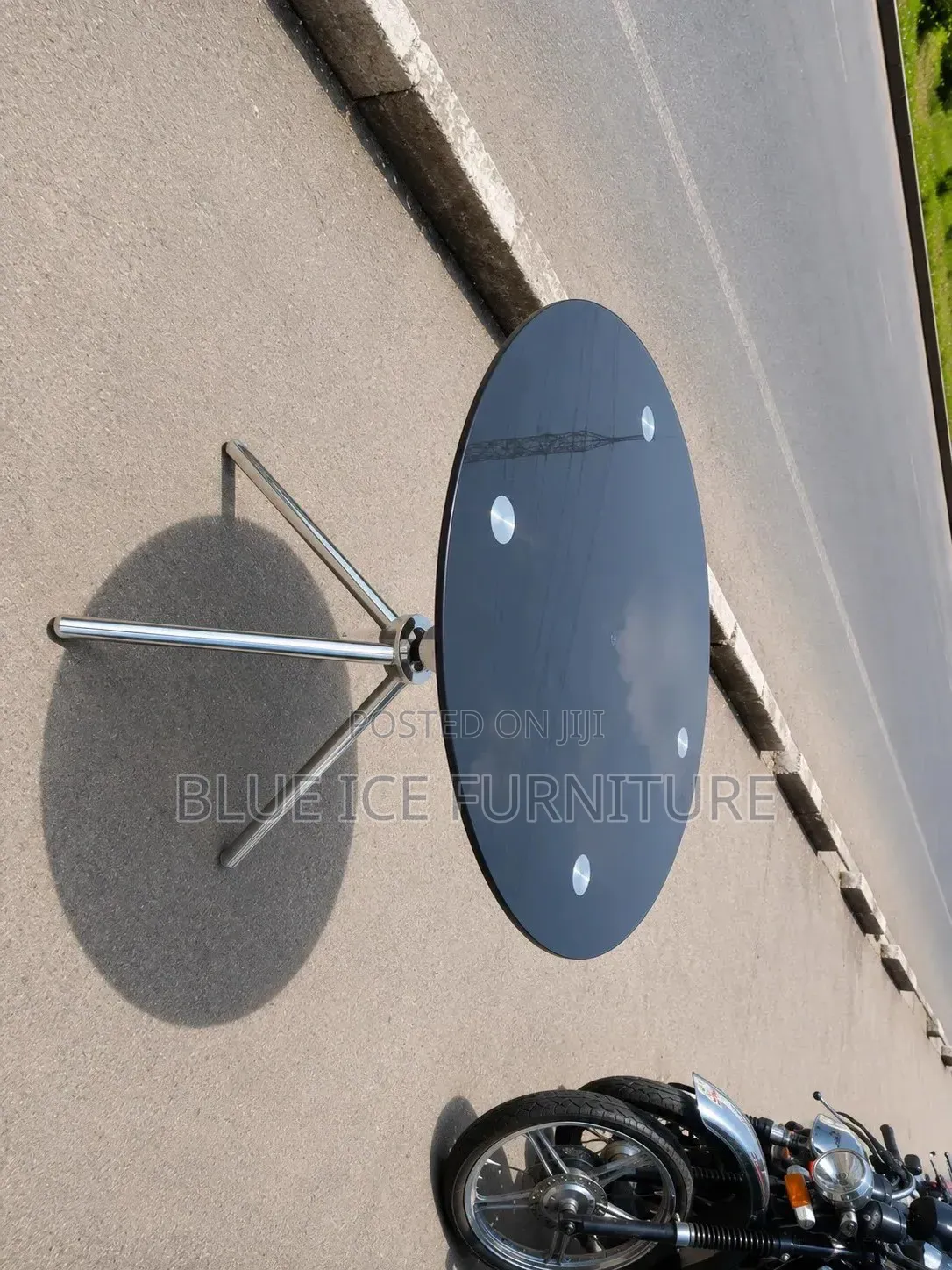 Modern Round Glass Coffee Table