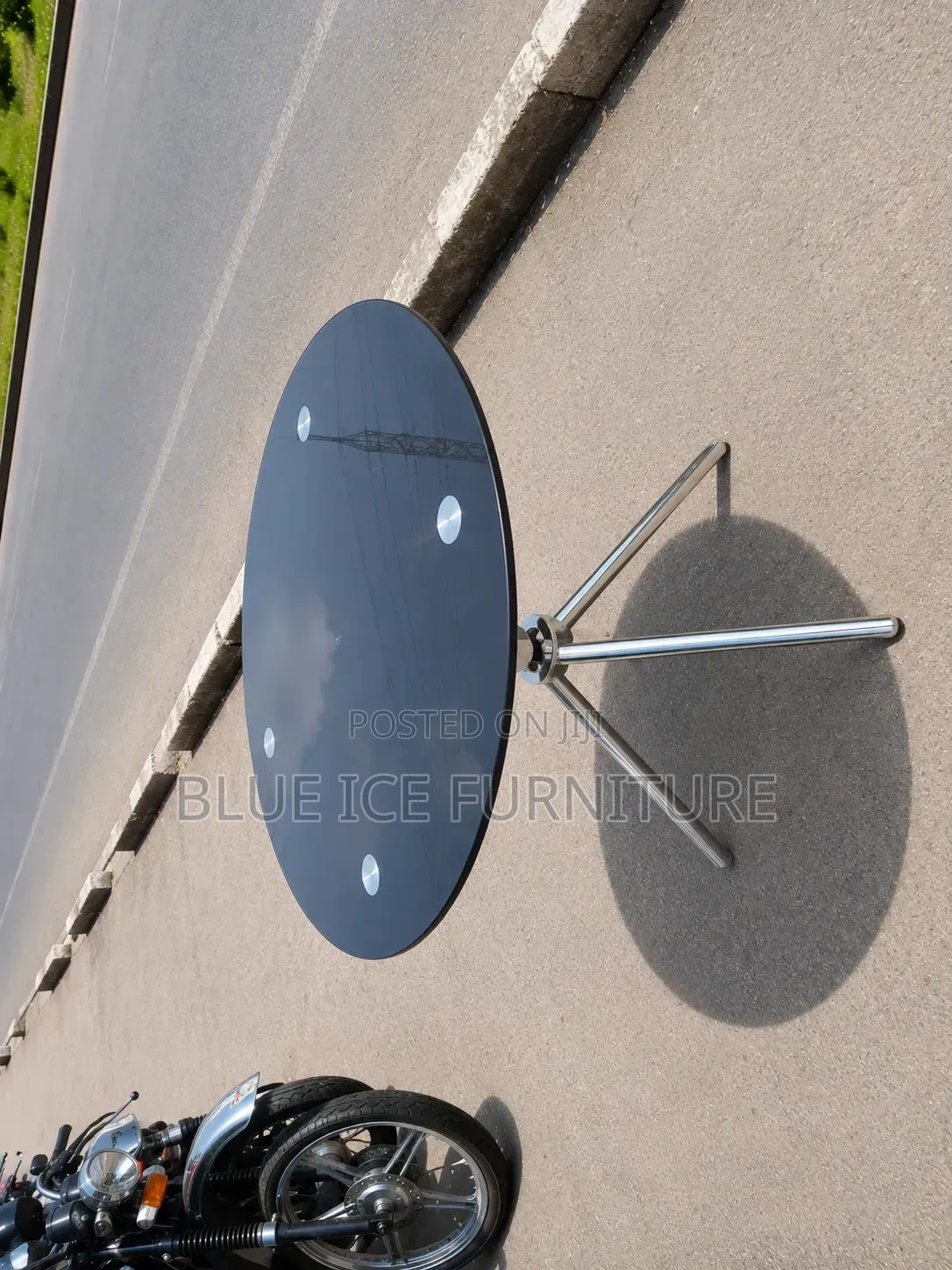 Modern Round Glass Coffee Table