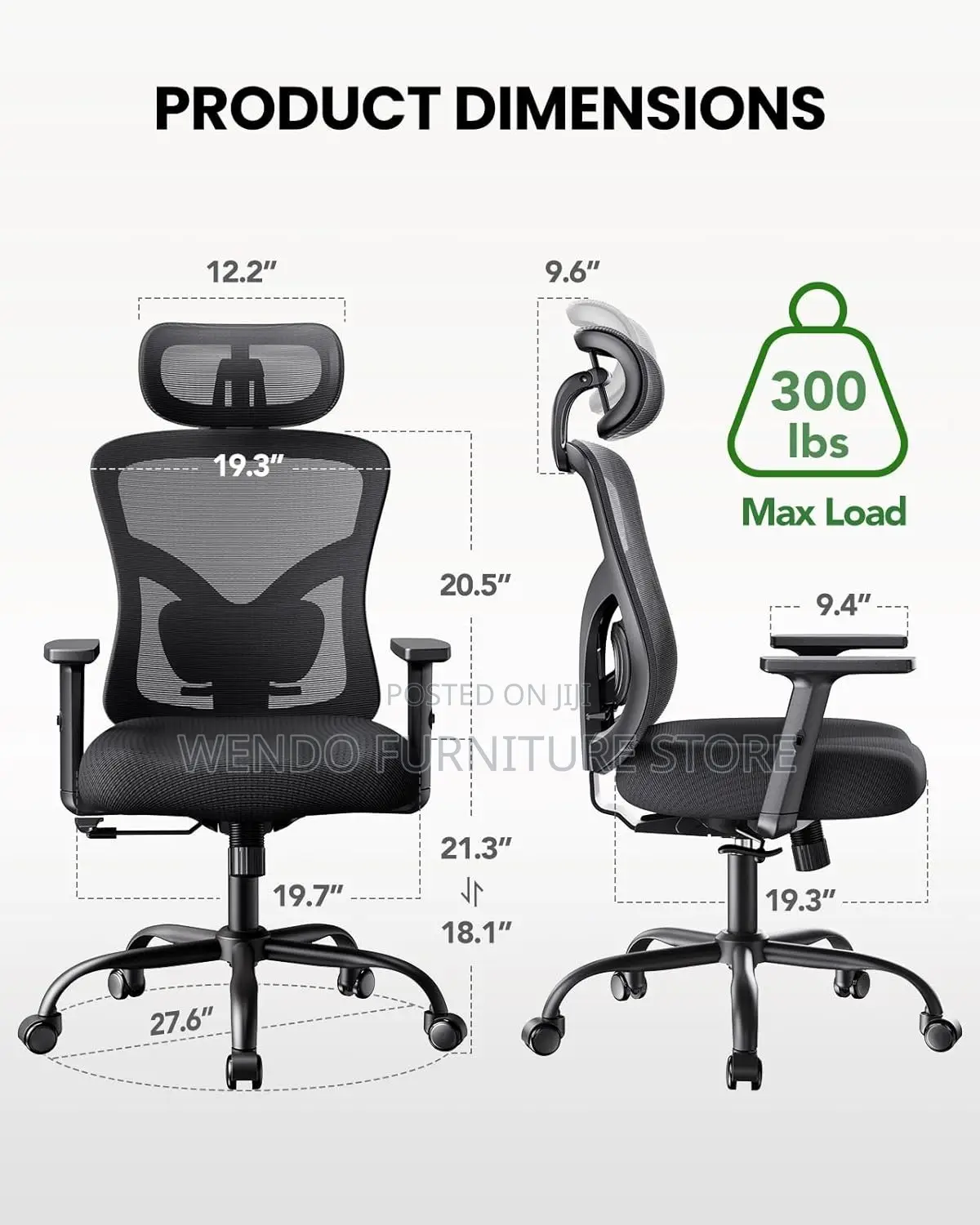 Office Chairs; Executive Office Ergonomic Chair With Revolving Height