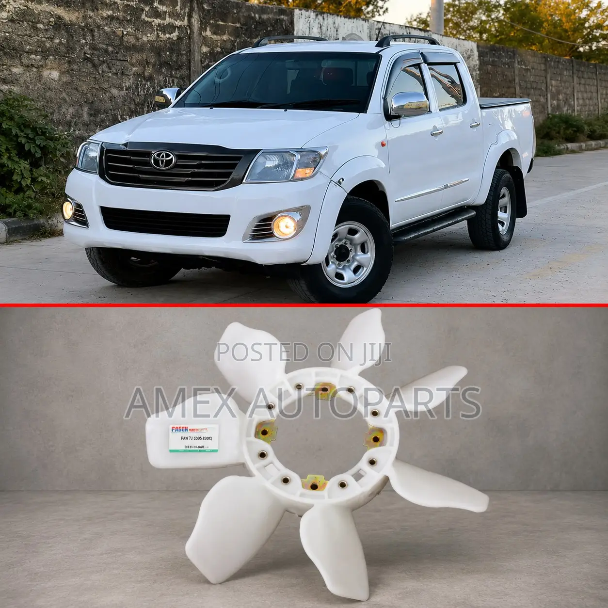 Fan Blade Toyota Hilux Vigo 1kd 2kd 2004 - 2008