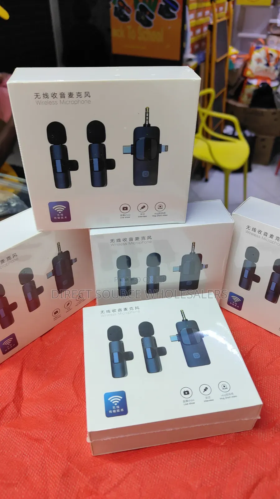  Plug Play Wireless Microphone for Smartphones