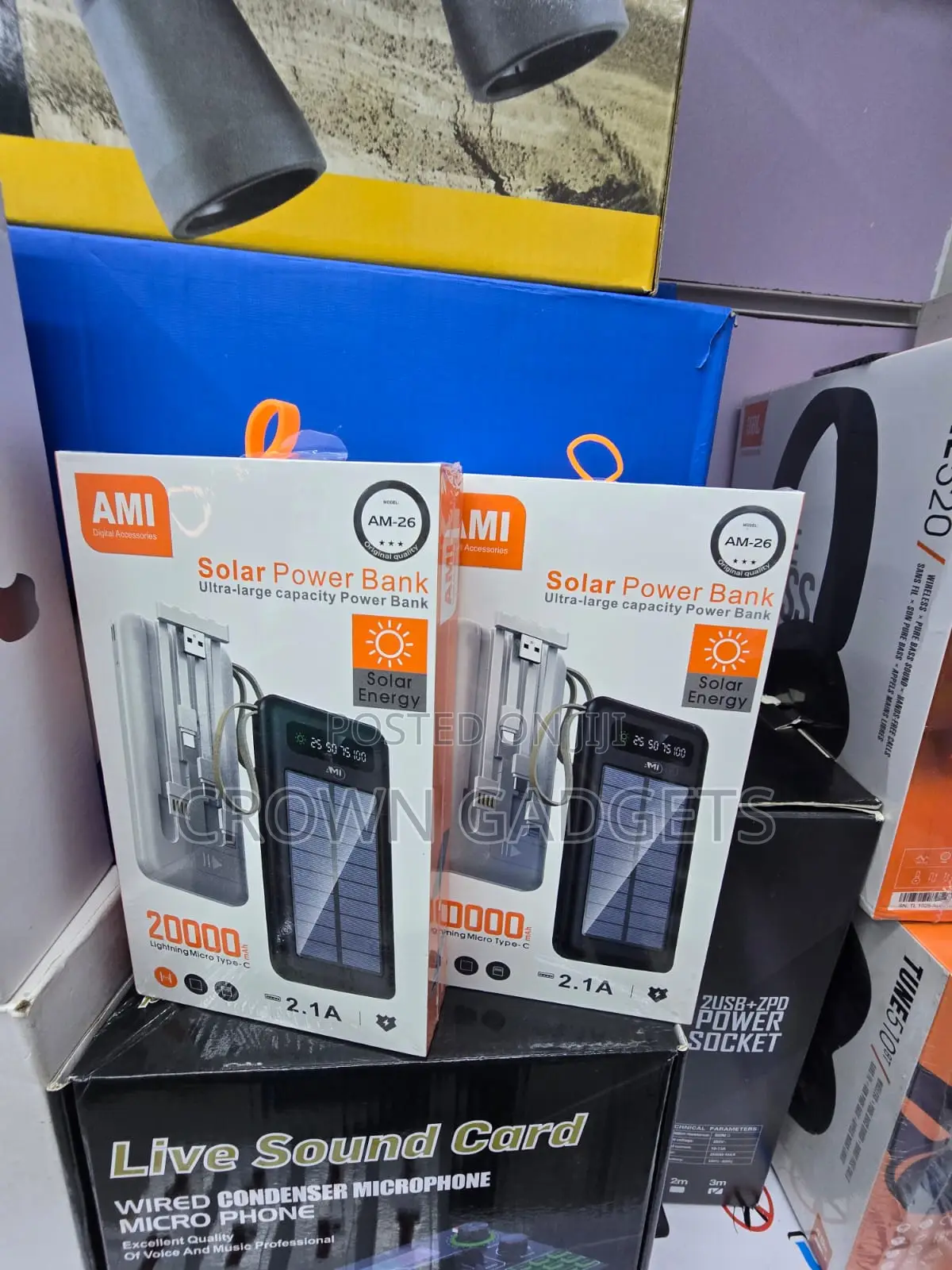 AMI AM-26 Fast Charging 20000mAh Portable Power Bank
