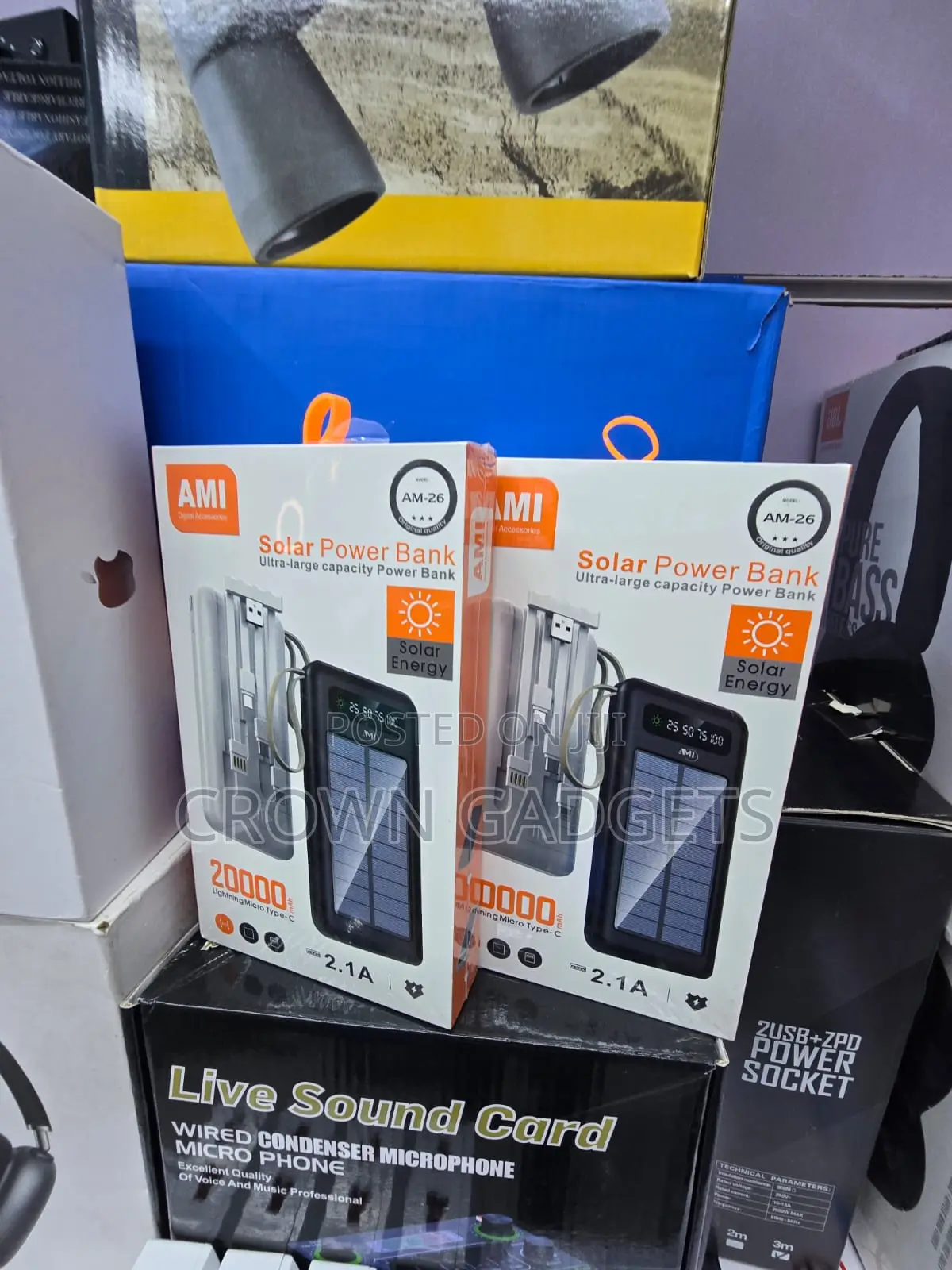 AMI AM-26 Fast Charging 20000mAh Portable Power Bank
