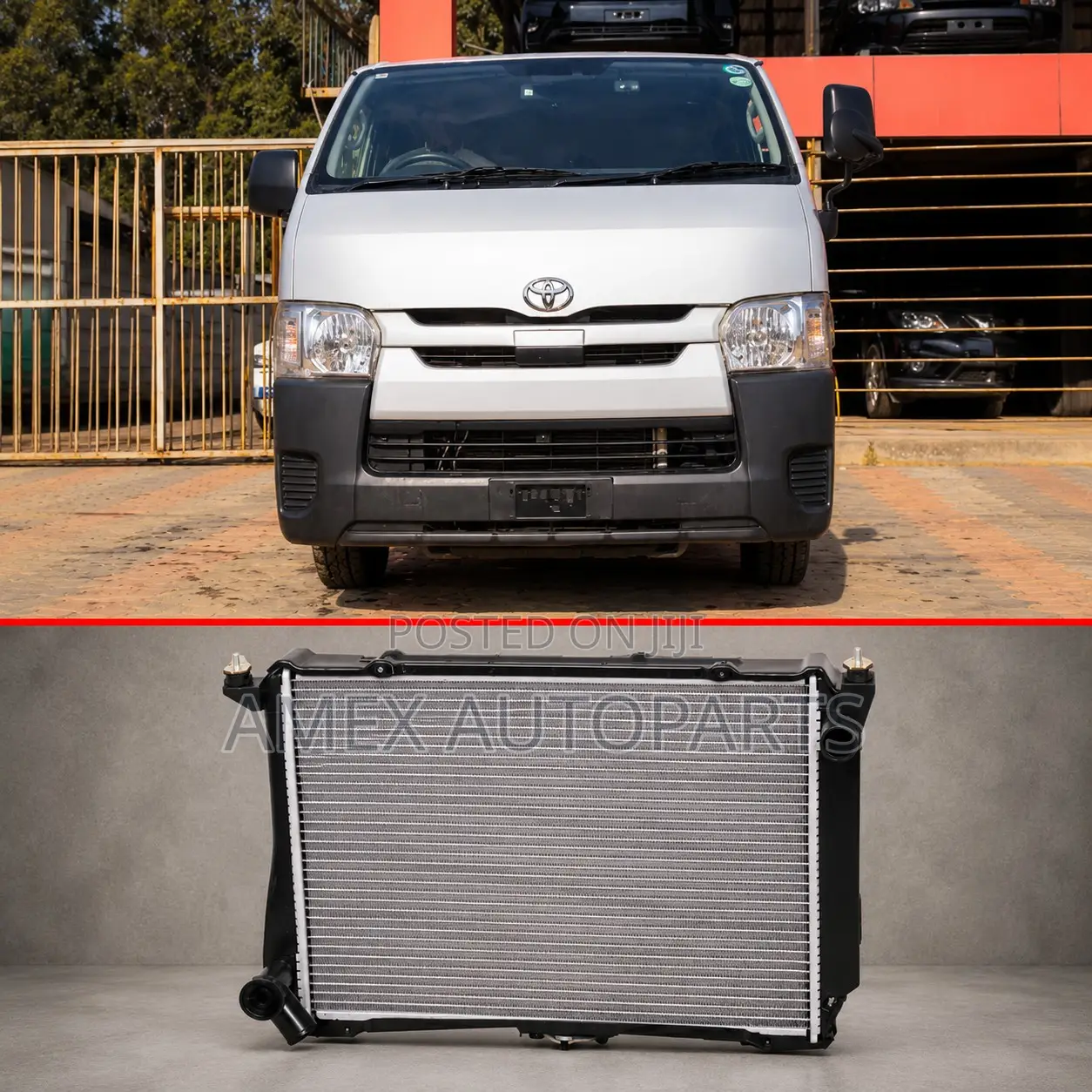 Radiator Toyota Hiace Shark 5L Lh 114 1998 Onwards Pa48Mt