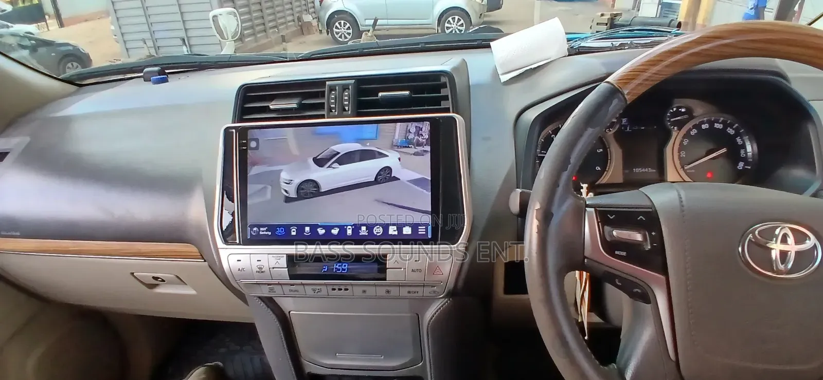 PRADO J 150 360 Cameras (1080p) ANDROID RADIO.
