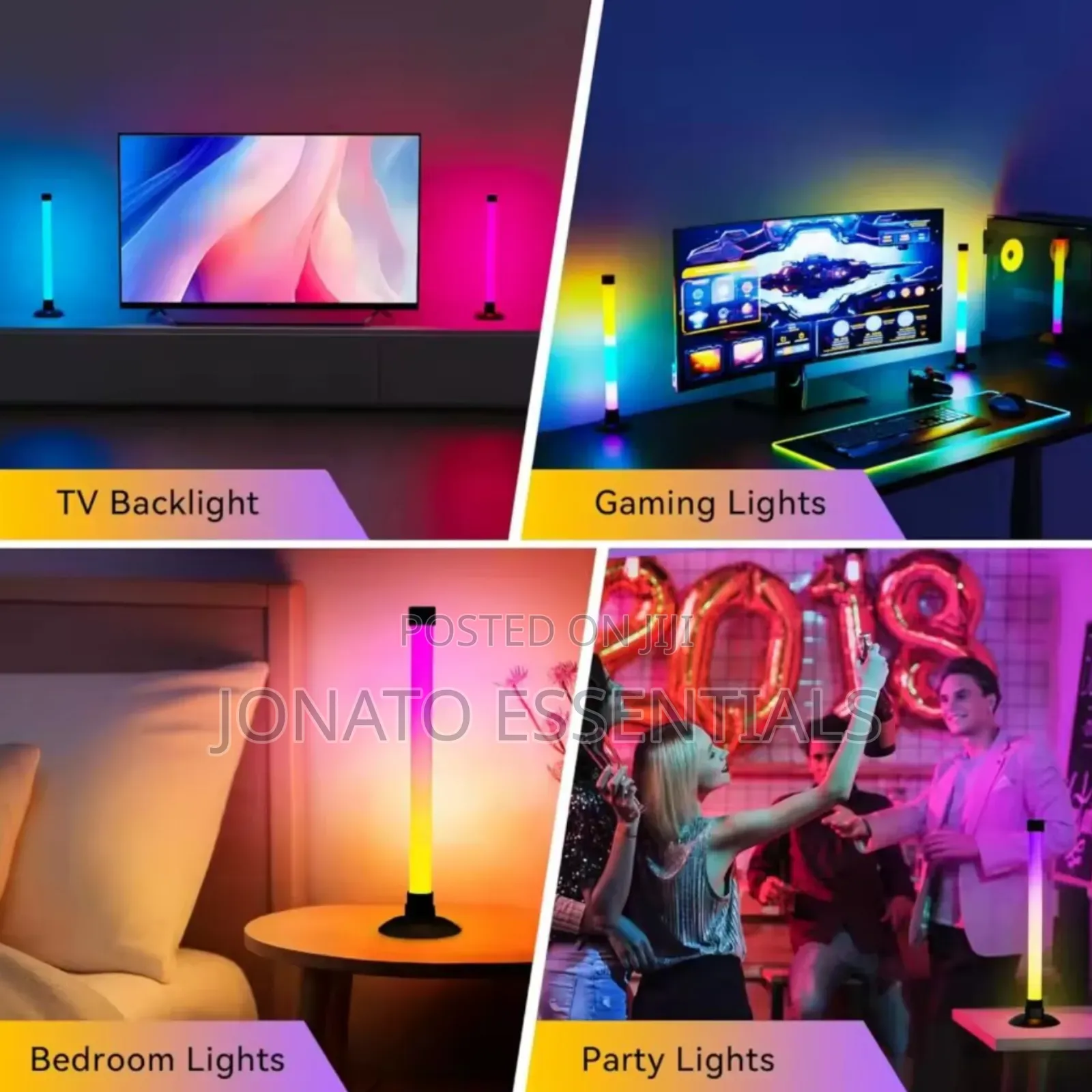 Smart LED Table Lamp RGB 31cm 2 Pieces Set