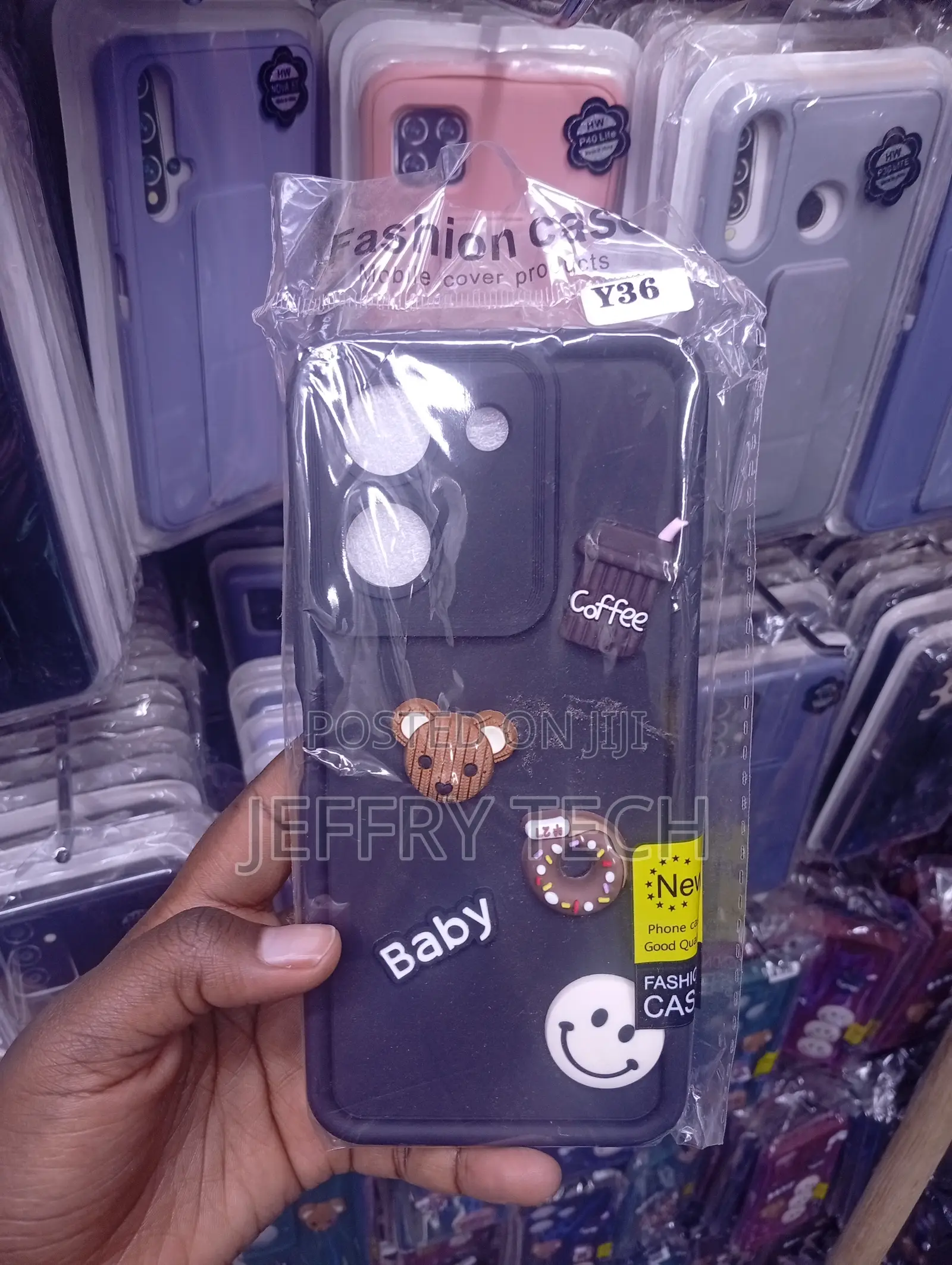 3D Cute Coffee and Teddy Bear Soft Silicone Phone Case,