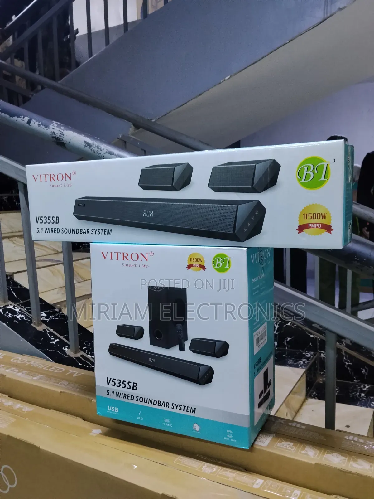 Vitron V535sb 5.1ch Wired Soundbar System 11500w Pmpo of RMS Power