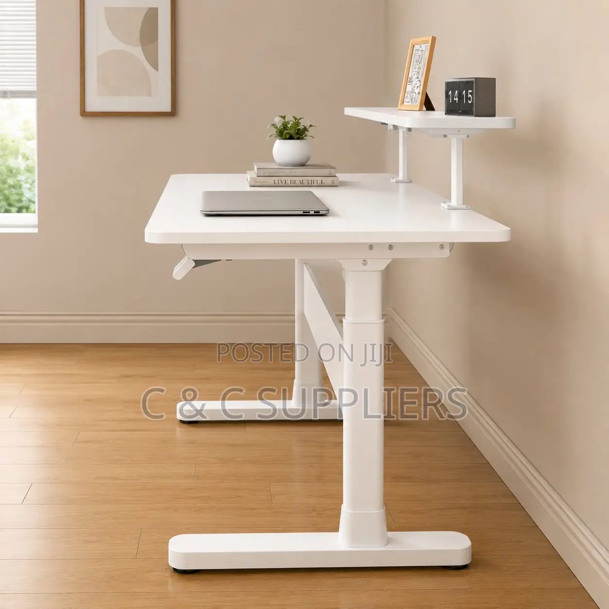 Modern Manual Adjustable Sit Stand Desk