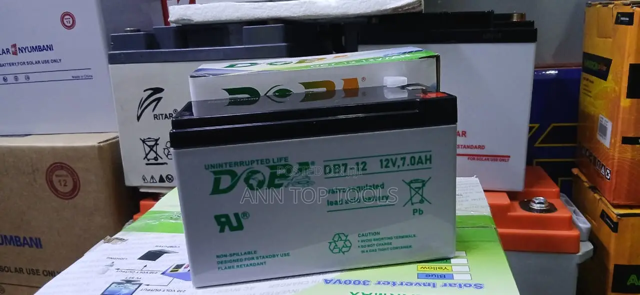 7 Ah 12 Volts Doba Valve Regulated Battery
