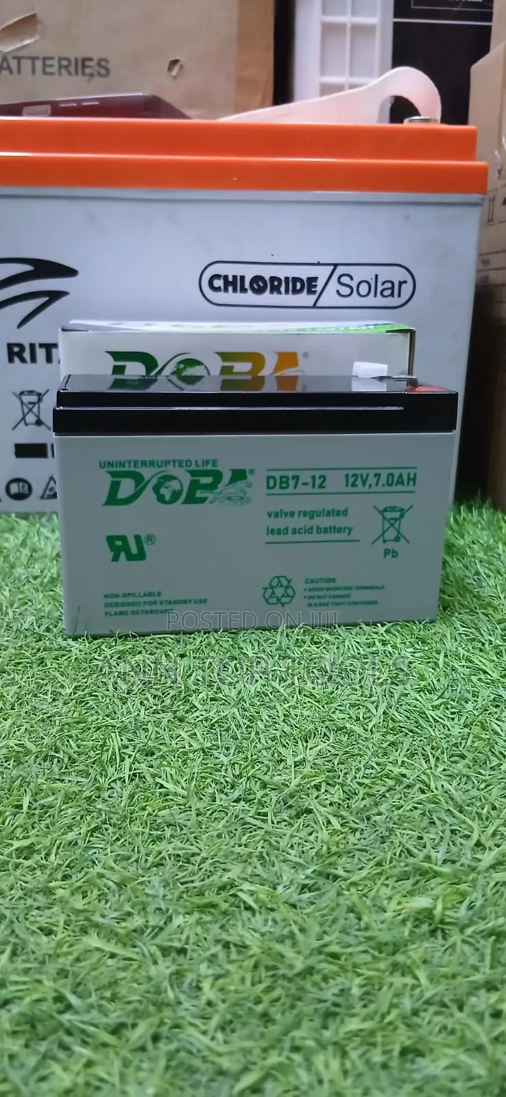 7 Ah 12 Volts Doba Valve Regulated Battery