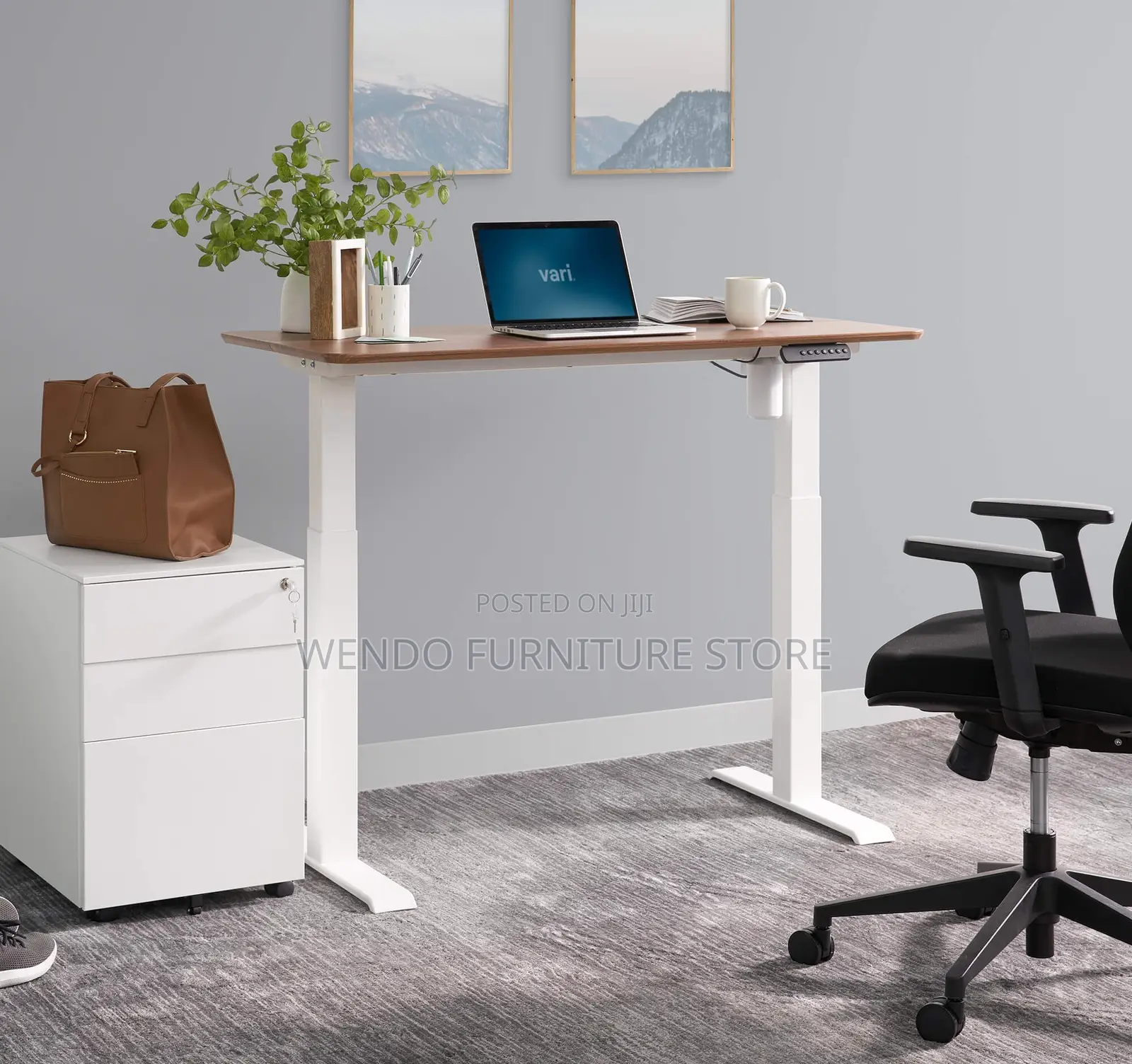 Office Desk; 1.8 Meter Electric Urban Style Office Adjustable Desk