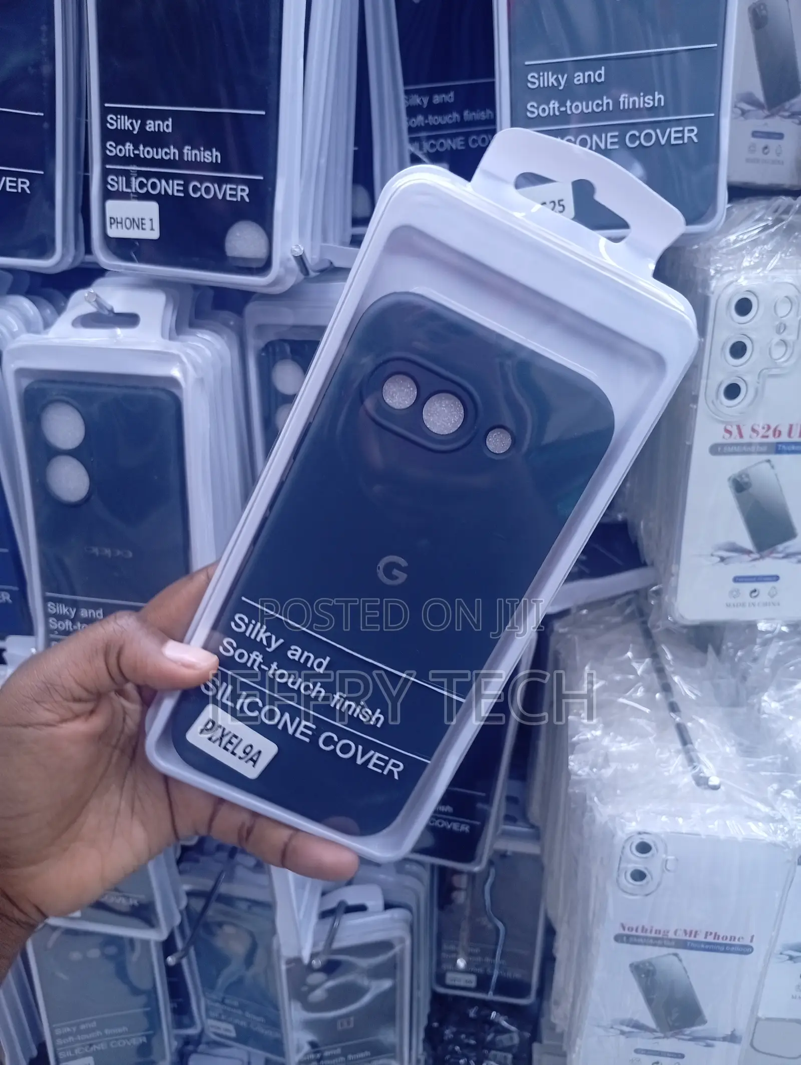 Google Pixel 9a Silicone Case Featuring a Silky, Soft-Touch Finish.