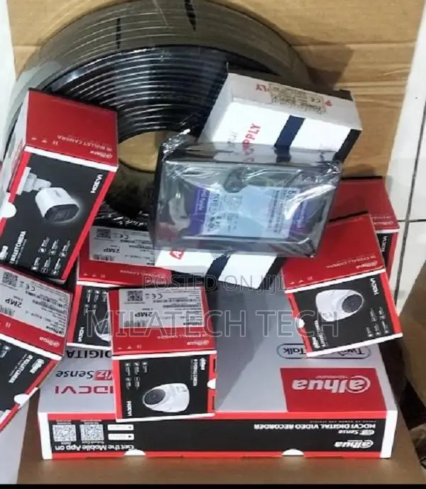 Dahua Complete CCTV Kit 4 Cameras With High Quality Video Recording