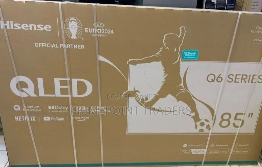 Hisense 85” UHD Smart TV 85A6QKEN – Cinematic Entertainment at Home