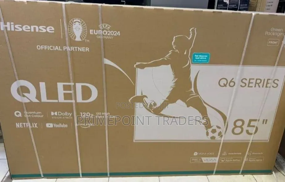 Hisense 85” UHD Smart TV 85A6QKEN – Cinematic Entertainment at Home