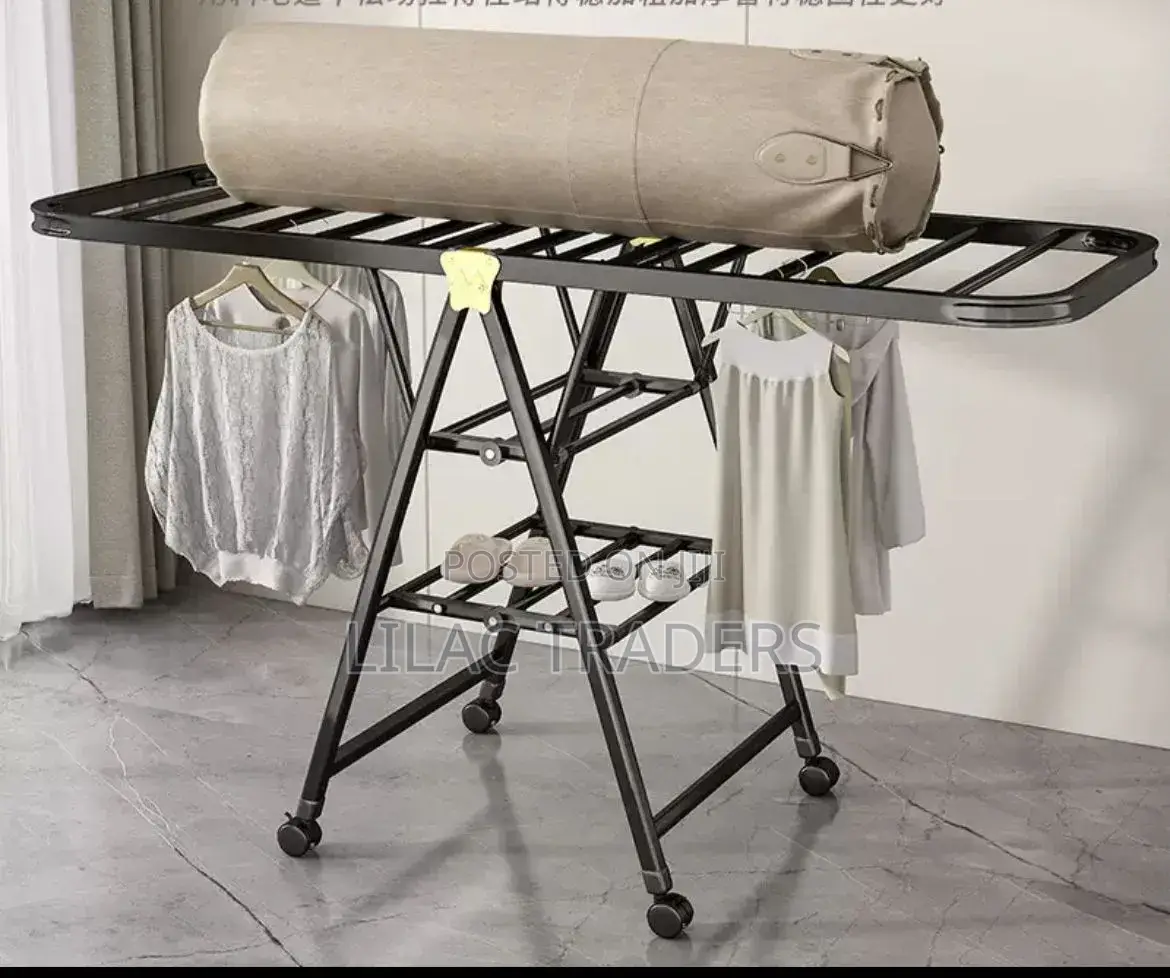 Metallic Laundry Rack