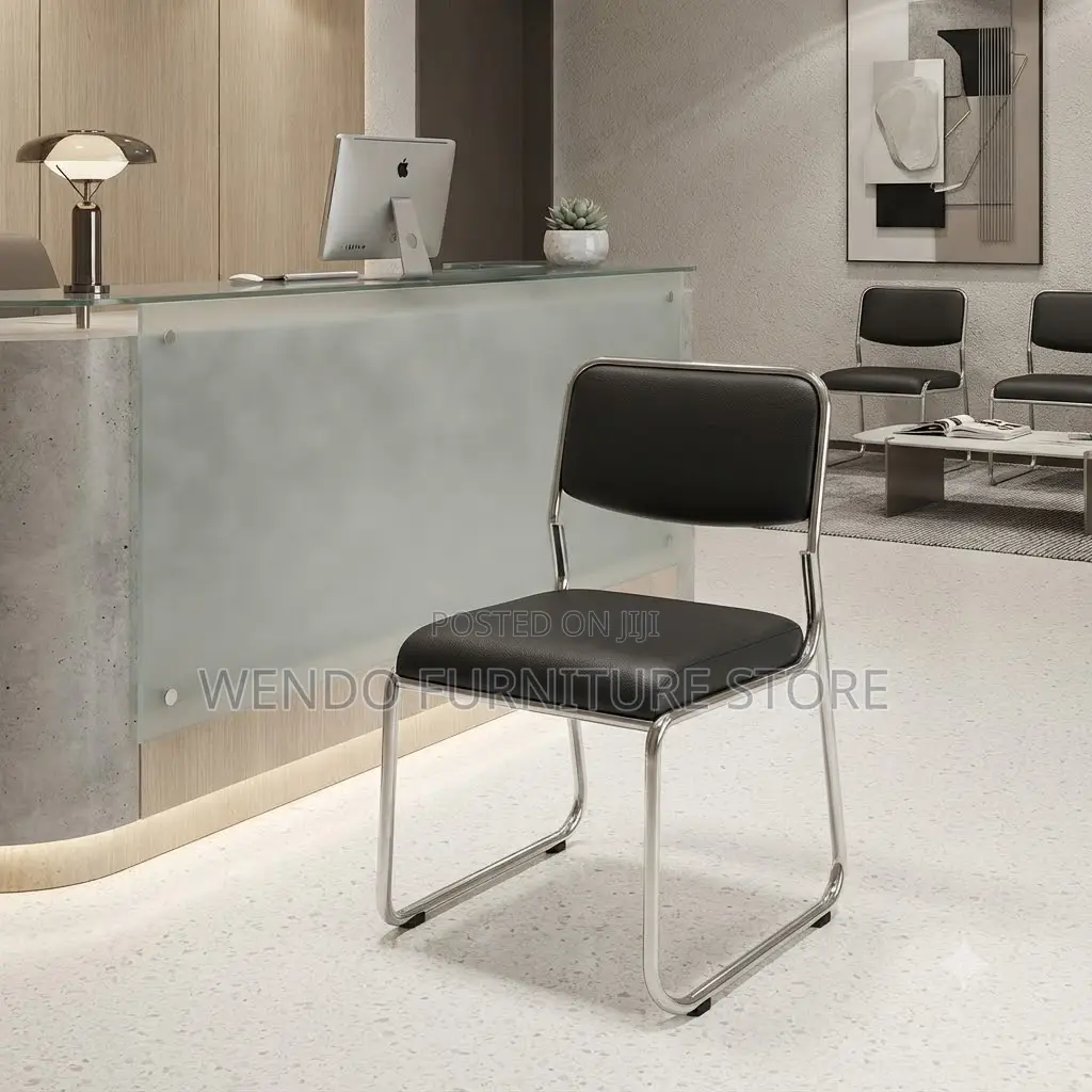 Office Chairs; Katalina Leather Cushioned Visitors Chairs