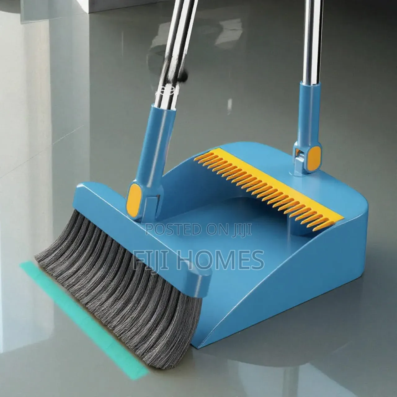 2 in 1 Foldable Rotating Broom Dustpan Set