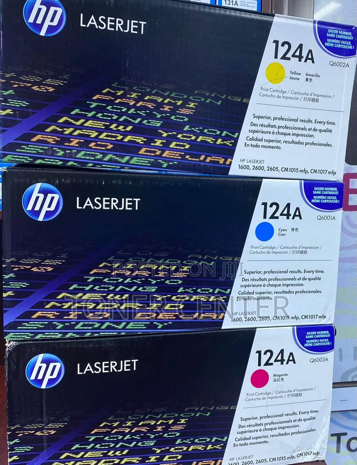 HP 124A Authentic Replacement Toner Cartridge