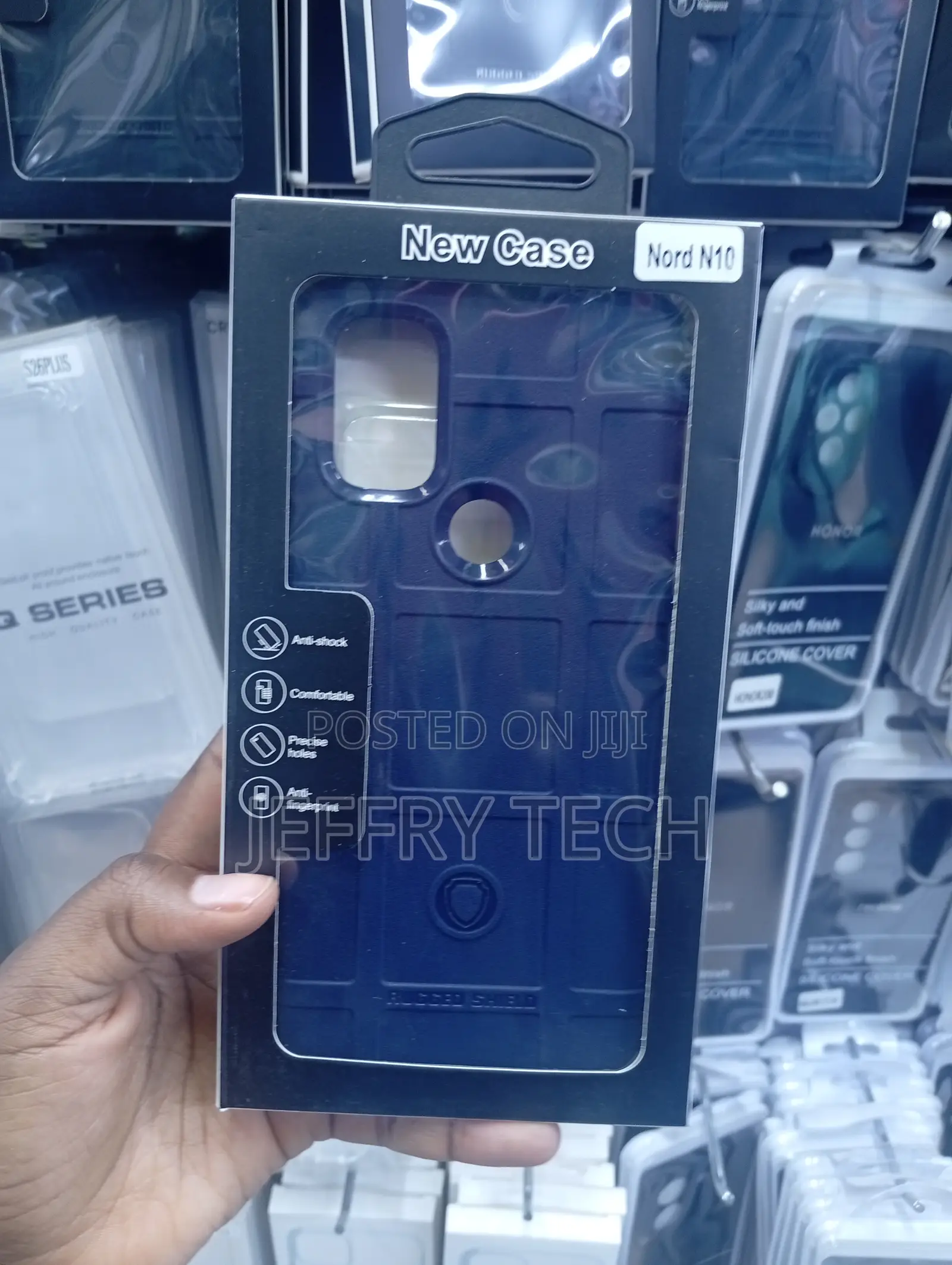 Blue Phone Cover Designed for the OnePlus Nord N10.