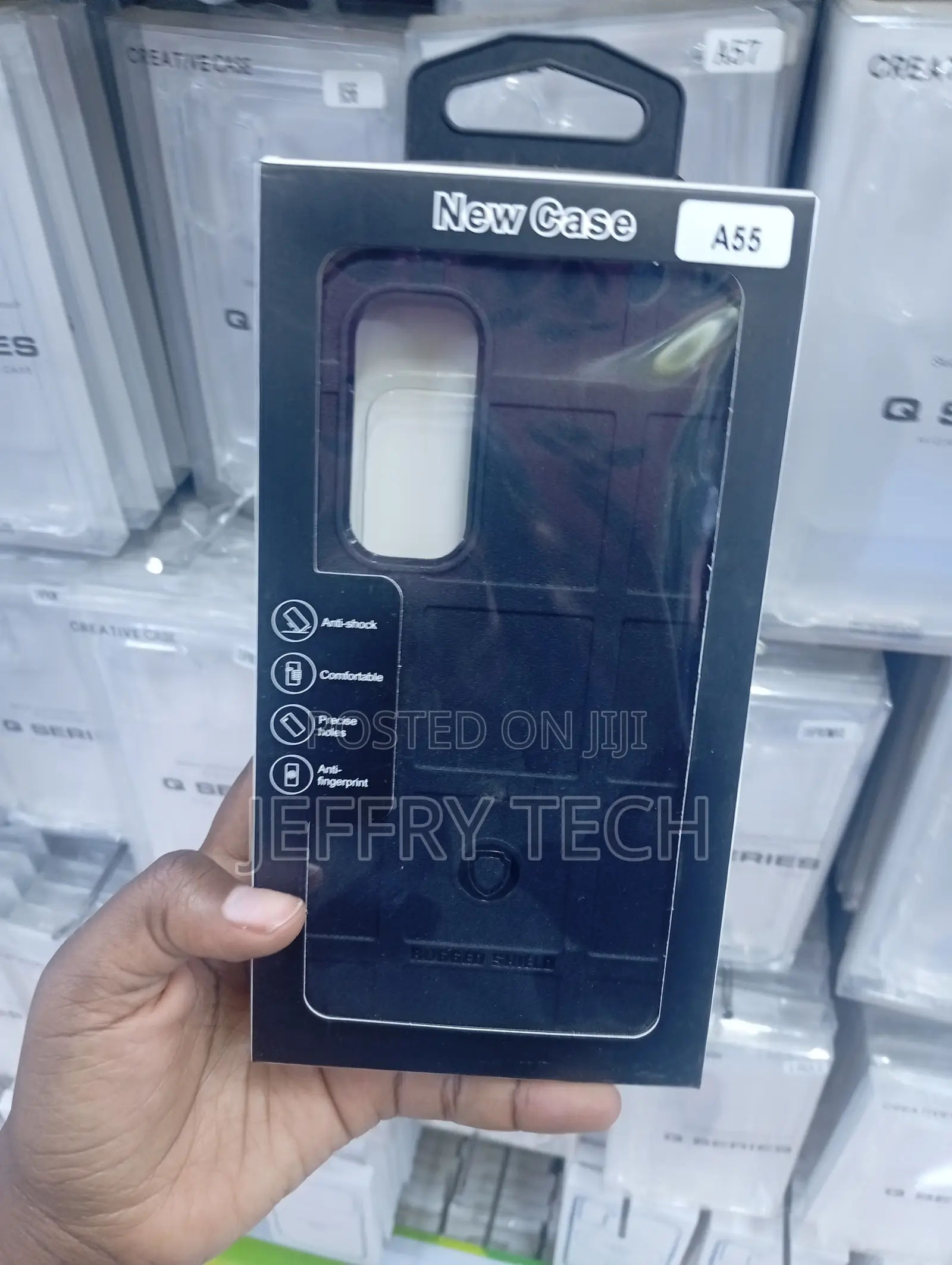 Samsung Galaxy A55 Highly Flexible Yet Tough Shock-Absorbing Case