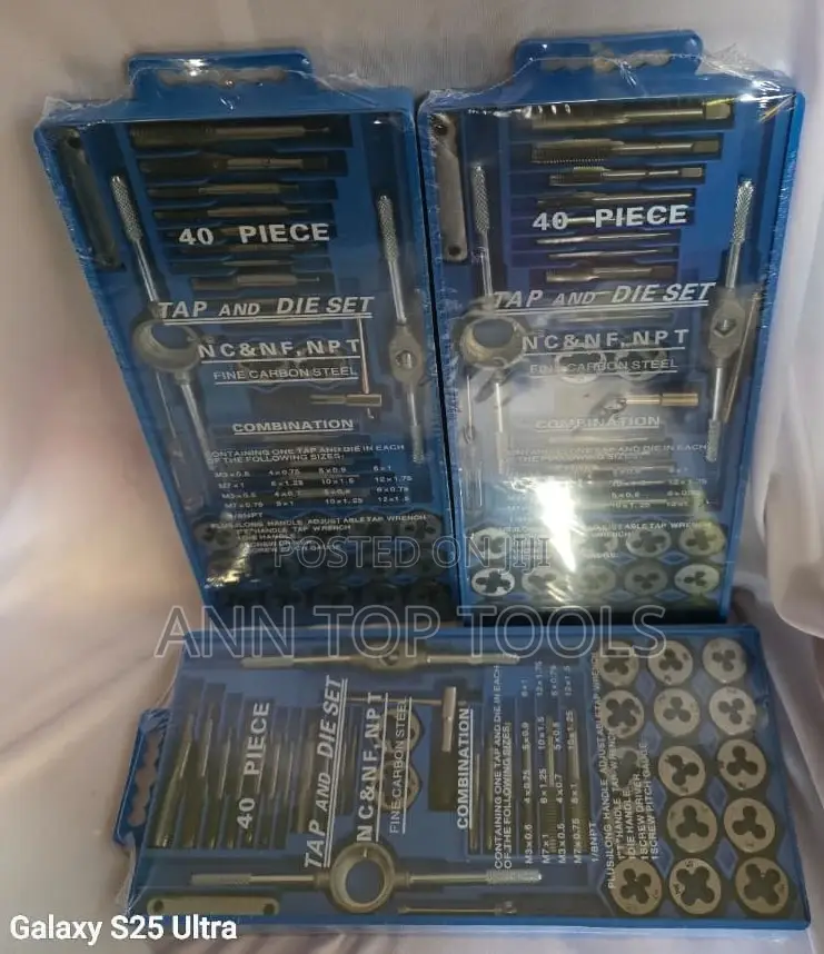 40 Pieces Tap and Die Set