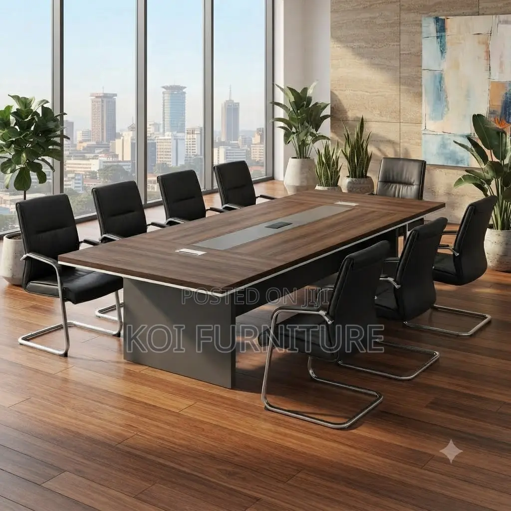 Boardroom Table; 3 Meters Heavy Capacity Office Boardroom Table
