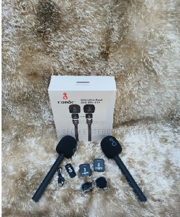 Original CandC 2TX + 1RX Wireless Lavalier Microphone